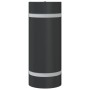 Lámpara de pared de exterior aluminio fundido negro