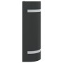 Lámpara de pared de exterior aluminio fundido negro