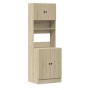Mueble de cocina madera de ingeniería roble Sonoma 60x50x180 cm