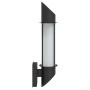 Apliques de exterior 2 unidades acero inoxidable negro
