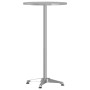 Mesa bar exterior altura ajustable aluminio Ø59,5x70/109,5 cm