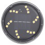 Luces solares suelo jardín con picos tierra blanco cálido 4 uds