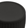 Caja de almacenaje de jardín 4 en 1 polipropileno negro