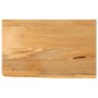 Tablero de mesa borde natural madera maciza mango 40x20x3,8 cm