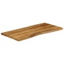 Tablero de mesa borde natural madera maciza mango 100x60x2,5 cm