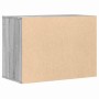 Cajonera de esquina madera ingeniería gris Sonoma 80x41x58 cm
