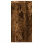 Cajonera de esquina madera ingeniería roble ahumado 60x41x76 cm