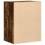 Cajonera de esquina madera ingeniería roble ahumado 60x41x76 cm