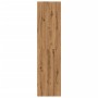 Armario de madera de ingeniería roble artesanal 80x50x200 cm