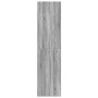 Armario de madera de ingeniería gris Sonoma 50x50x200 cm
