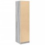 Armario de madera de ingeniería gris Sonoma 50x50x200 cm