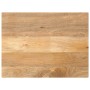 Tablero de mesa rectangular madera maciza mango 70x50x2,5 cm