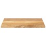 Tablero de mesa rectangular madera maciza mango 70x50x2,5 cm