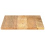 Tablero de mesa rectangular madera maciza mango 70x50x2,5 cm