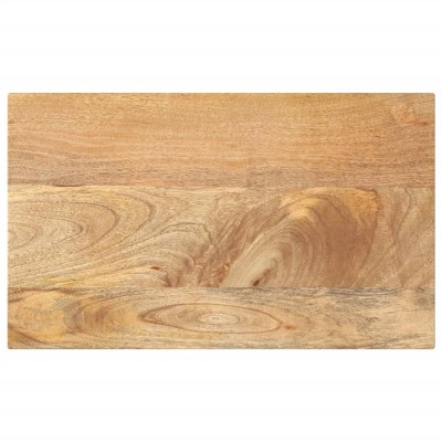 Tablero de mesa rectangular madera maciza mango 60x20x3,8 cm