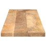 Tablero de mesa rectangular madera maciza mango 100x20x3,8 cm