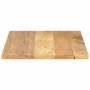 Tablero de mesa rectangular madera maciza mango 80x70x3,8 cm