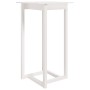 Mesa alta de bar madera maciza de pino blanco 60x60x110 cm