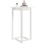 Mesa alta de bar madera maciza de pino blanco 60x60x110 cm