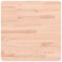 Estante de lavabo de pared de acero y madera maciza de haya