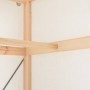 Armario de tela blanco 79x40x170 cm