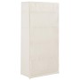 Armario de tela blanco 79x40x170 cm