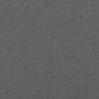 Taburete con almacenaje tela gris oscuro 110x45x49 cm