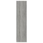Armario con cajones contrachapado sonoma gris 50x50x200 cm