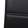 Sillas de comedor voladizas 2 unidades cuero sintético negro