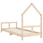Estructura de cama para niños madera maciza de pino 80x200 cm