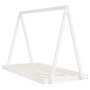 Estructura de cama para niños madera de pino blanco 90x190 cm