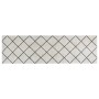Alfombra de cocina lavable terciopelo cuadrados 60x180 cm