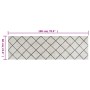 Alfombra de cocina lavable terciopelo cuadrados 60x180 cm