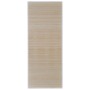 Alfombras rectangulares de bambú natural 4 unidades 120x180 cm