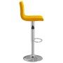 Taburetes de cocina 2 unidades terciopelo amarillo mostaza