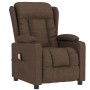 Sillón de masaje eléctrico tela marrón