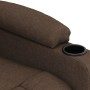 Sillón de masaje eléctrico tela marrón
