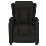 Sillón de masaje de tela negro