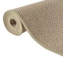 Alfombra de pasillo con aspecto de sisal color arena 80x250 cm