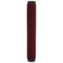 Alfombras de entrada rectangulares de nudo 2 uds rojo 80x120 cm