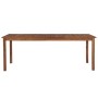 Mesa de jardín madera maciza de acacia 200x100x74 cm