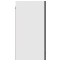 Armario colgante de cocina contrachapada negro 80x31x60 cm