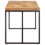 Mesa de comedor madera maciza de acacia y mango 160x70x76 cm