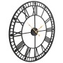 Reloj de pared vintage movimiento cuarzo metal 60 cm XXL