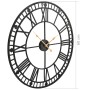 Reloj de pared vintage movimiento cuarzo metal 60 cm XXL