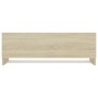 Armario de madera contrachapada roble Sonoma 100x32,5x35 cm