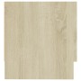 Armario de madera contrachapada roble Sonoma 100x32,5x35 cm