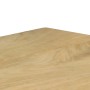 Mesa de comedor de madera maciza de mango y acero 115x55x76 cm