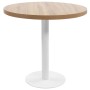 Mesa de bistró MDF marrón claro 80 cm