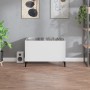 Mueble para discos madera contrachapada blanco 74,5x38x48 cm